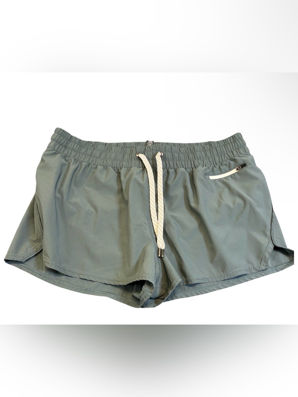 Vuori Clementine Running Shorts Women XL Sage Green 2" Liner Athletic VW304